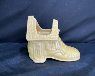 3 VTG Ceramic Baby Shoe Planters