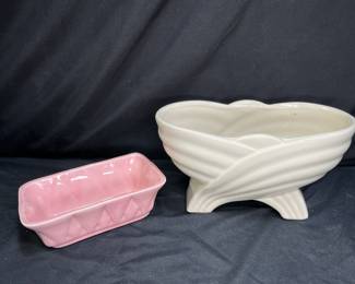 2 Cookson Pottery USA Planters