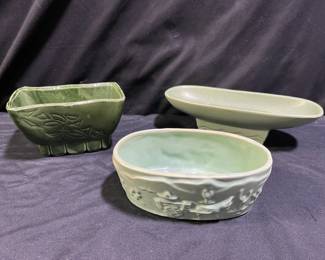 Vintage Cookson Pottery & McCoy Planters