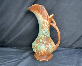 McCoy Teal & Brown Ewer Pitcher