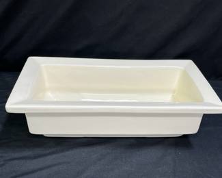 White Rectangular Haeger Planter #972