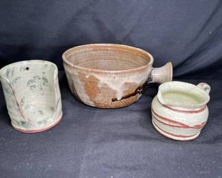 2 CS Clifton Pitcher & Spoon Rest & 1 Other