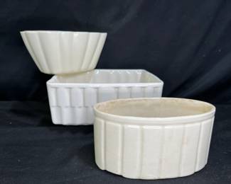 Cookson & Diamond Pottery Planters & 1 Other