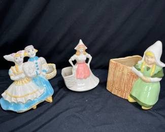 Stewart B McCulloch & Unknown Dutch Girl Planters