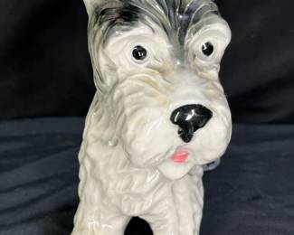 3 VTG Ceramic Dog Planters