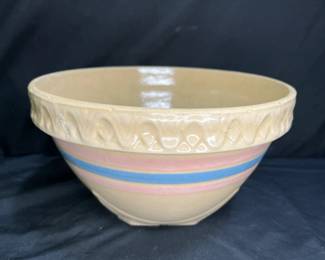 Vintage Yellow Ware Mixing Bowl