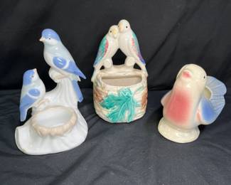 Fapco, Morton & Unknown Bird Planters