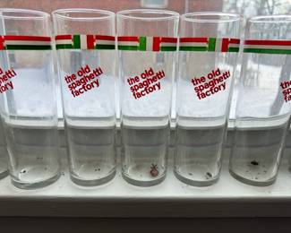 old spaghetti factory glasses