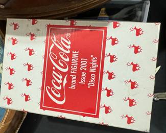 coca-cola brand figurine issue 2001, disco nights