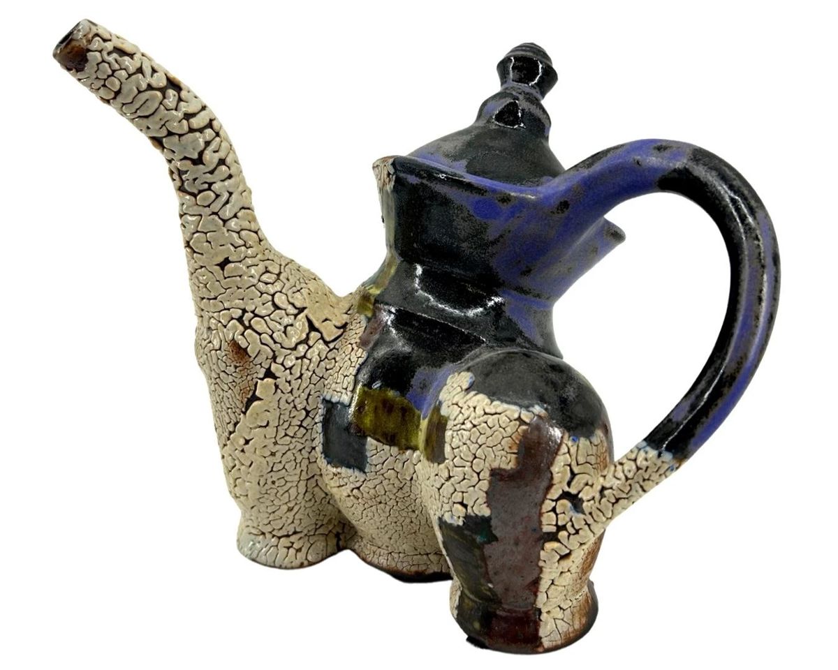 Signed Jeffery Reich Stoneware Studio Teapot