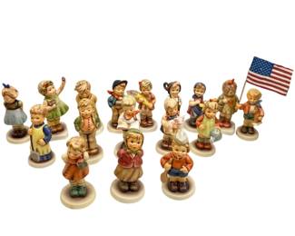 17pc Hummel Porcelain Figures
