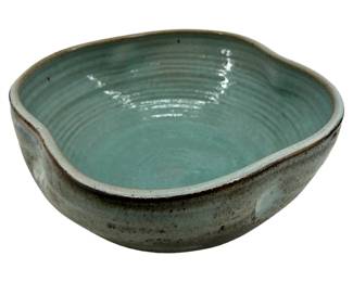 Signed S.H. Peterson Ceramic Studio Pottery Bowl
