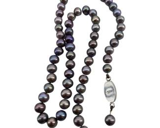 22k Lavender Freshwater Pearl Necklace
