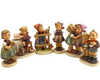 6pc TMK 4 Porcelain Hummel Figure Collection
