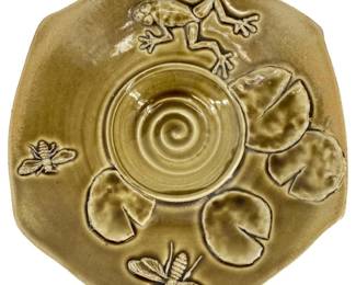 Marked Halldor Hjalmarson Ceramic Art Plate
