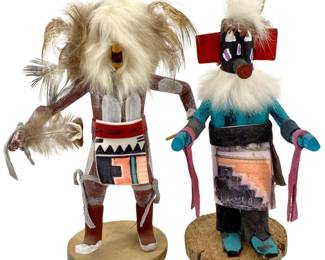 2pc Vintage Small Native American Kachinas
