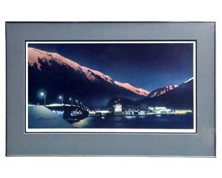 Signed John Fehringer “Northern Lights" Print
