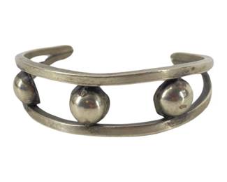 Handmade Mexican Silver Cuff
