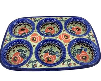 Handmade Polish Unikat Teresa Muffin Pan
