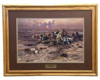 C.M. Russell “Stolen Horses" Print
