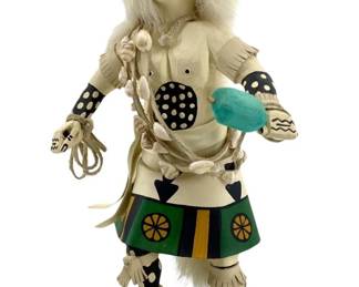 Signed Preston Nelson White Buffalo Kachina
