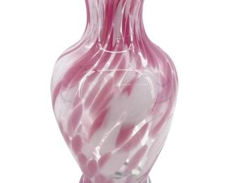 Pink Murano Style Vase
