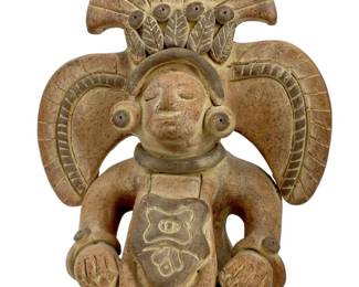 Handcrafted Pre-Colombian Style Mexican Pottery
