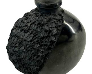 Signed Dona Rosa Textured Ceramic Vase
