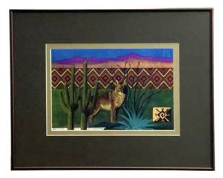 Signed Christina Nichols “Desert Voice" Print
