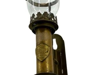 Antique Wells Fargo & Co. Express Wall Mount Lamp
