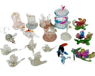 17pc Crystal Ornament Collection
