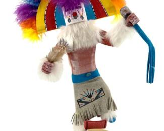 Signed M.W. Beguy Rainbow Kachina
