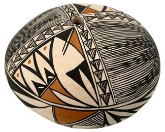 Signed Lee Acoma Ceramic Native American Pottery
