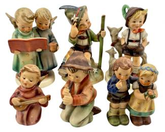 6pc TMK4 Goebel Porcelain Hummel Figures
