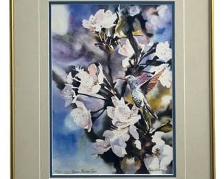 Signed Raleigh Kinney Watercolor Painting
