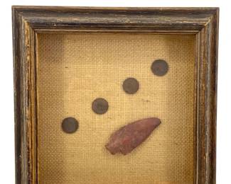 Native American Arrowhead & Indian Head Pennies
