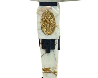 Art Deco Demetre Chiparus Onyx Skyscraper Pedestal
