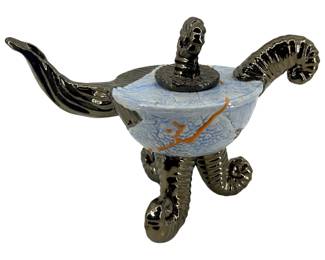 Signed Cheryl Brandon Glazed Ceramic Teapot
