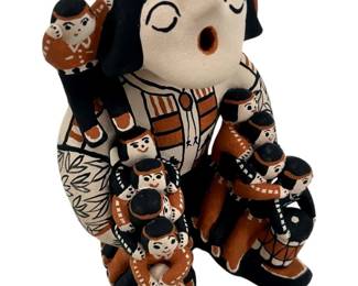 Signed Mary O. Chalan “Cochiti" Ceramic Sculpture
