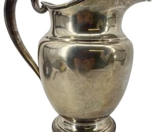 Large Sterling Sliver International Water Pitcher
