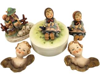 5pc TMK 3 Porcelain Hummel Figures
