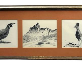 John T. Fitzgerald Arizona Sights Etchings
