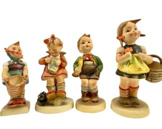 4pc TMK 2 Porcelain Hummel Figures
