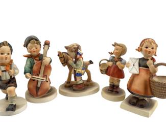 5pc TMK3 Porcelain Hummel Figures
