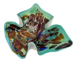 Handmade Murano Art Glass Dish
