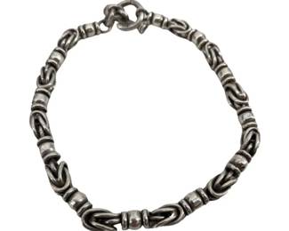 Silver 925 Byzantine Bracelet
