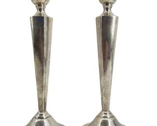 2pc Weighted Sterling Candlesticks
