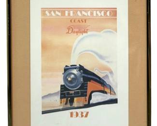 1973 San Francisco Coast Daylight Poster
