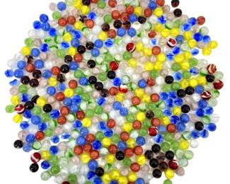 Large Vintage Glass Marble Collection
