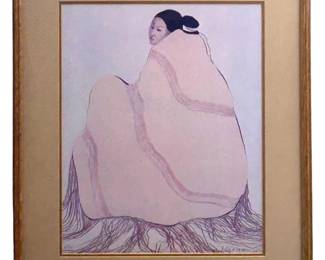 R.C. Gorman Native American Print
